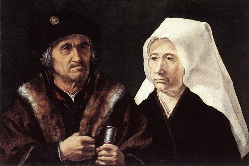 GOSSAERT, Jan (Mabuse) An Elderly Couple cdfg oil painting picture
